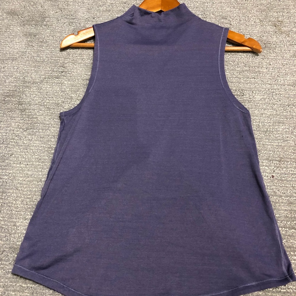 High neck, open back lululemon top. Size 4